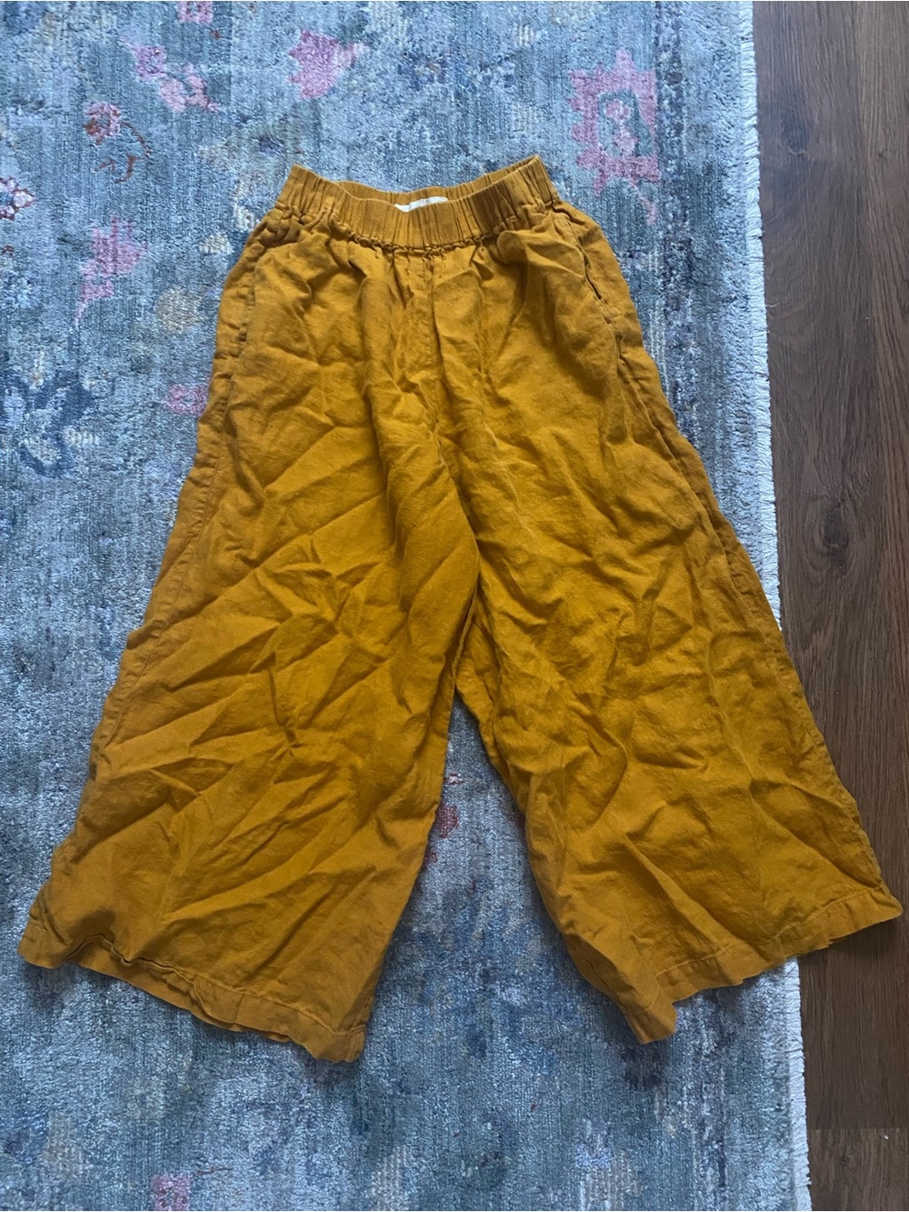 Not Perfect Linen Wide leg pants